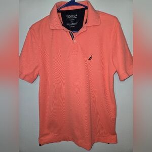 Nautica Men's Coral Short Sleeve Polo